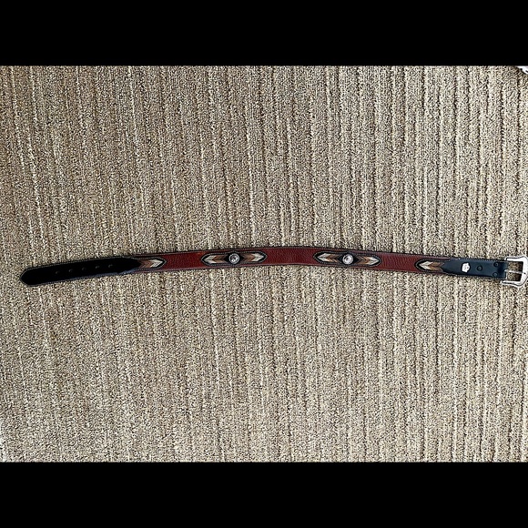 Larry Mahan size 32, Leather Western Belt - Picture 3 of 6